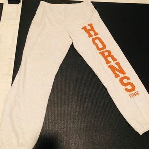 ❌ SOLD❌ VS Pink Texas Longhorns Sweatpants